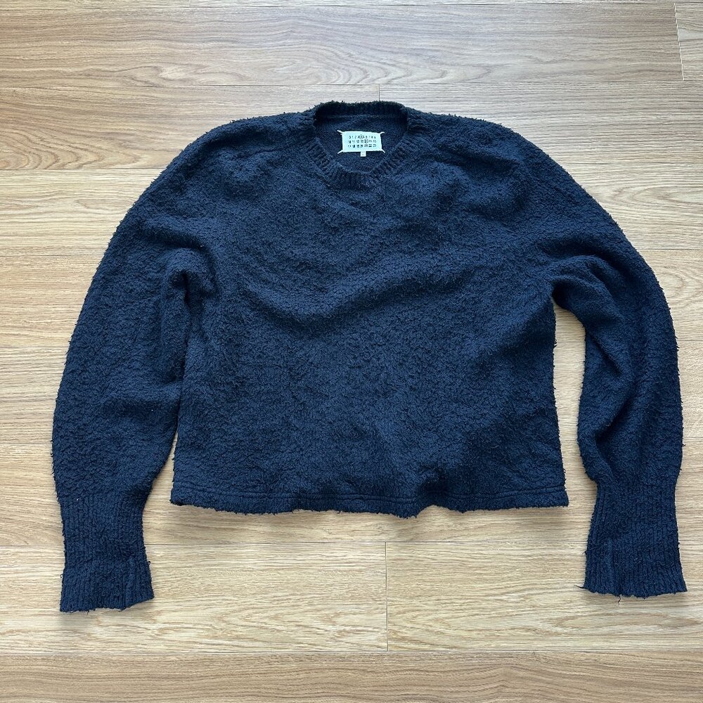 Maison Margiela Black Crewneck Sweater